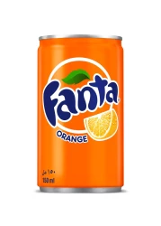Fanta Orange Carbonated Soft Drink Can 150ml