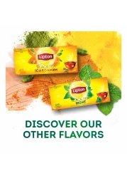 ليبتون شاي أسود بنكهة النعناع 25 كيس شاي