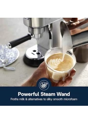 DeLonghi Dedica Arte Espresso Espresso Coffee Maker Machine EC885.M Metal 1.1L