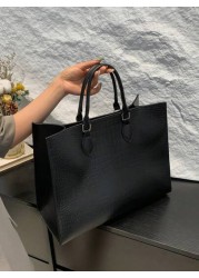 Fashion Snake Print Four Seasons Versatile Travel Shopping Bag Oversized Tote Tote Bag School Bag Back To School Backpack Large Capacity Business Casual Portable Lightweight Suitable For Teen Girls Wo