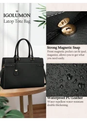 NEWHEY حقيبة كمال الأنثى ذات سعة كبيرة للموسم الانتقالي من الخريف إلى الشتاء ، حقيبة نسائية للعمل اليومي والأعما