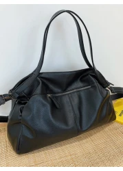 Lightweight Business Casual Minimalist Shoulder Tote Bag For Teen Girls Women College Students Rookies White Collar Workers Perfect For Office College Work Business Commute Outdoors Travel Outings Fas