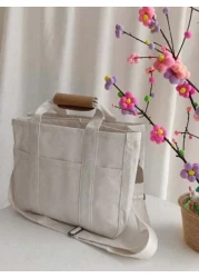 New Large Capacity Multi Compartment Women s Tote Bag Fashionable Simple And Versatile Handbag Niche Design Portable And Adjustable Shoulder Strap Mommy Shoulder Crossbody Bag Suitable For Commuting G