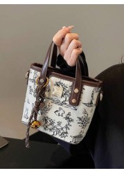 New Chinese Style Embroidered Small Handbag For Women 2025 New Fashion Shoulder Bucket Bag Stylish Spring Summer Versatile Crossbody Bag Best Mothers Day Gifts Women