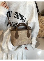 2024 New Fashionable And Women Bag With Texture Shoulder And Crossbody Design Unique Small Batch Handbag