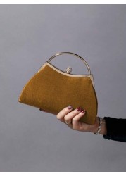 Glitter Bling Shiny Glamorous Elegant 1pc Rhinestone Decorated Fashionable Metallic Clutch Evening Bag Suitable For Women s Parties Weddings Dinners Banquets Dinner Bag For Party Girl Woman For Female