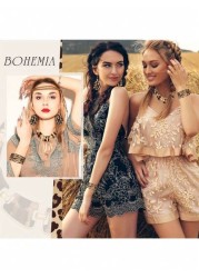 4pcs Leopard Print Jewelry Set For Women Alloy Earrings Bracelet Necklace With Tassel Pendant And Clutch Purse Sexy Street Style Accessories For Daily Wear Vacation And All Seasons