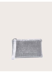 Women s Rhinestone Evening Bag Clutch Handbags Glitter Wristlet Purse Glamorous Elegant Exquisite Quiet Luxury Glitter Bling Sequin Luxury Shiny Rhinestone Evening Bag For Party Girl Woman Bride Perfe