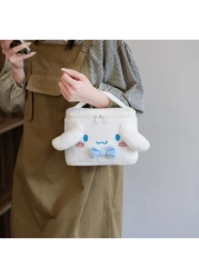 حقيبة مكياج للسفر طراز ميلودي، حقيبة صحية خفيفة الوزن، متعددة الوظائف منظم للمستحضرات التجميلية، حقيبة يد جم