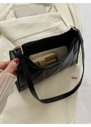 حقيبة مربعة أنيقة مبطنة صغيرة عصرية للفتيات المراهقات والنساء وطلاب الجامعة والموظفين الجدد والموظفين البيض