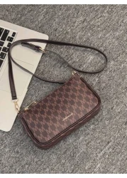 في عام 2024، حقيبة بنمط الجوكر الكلاسيكي الجديد المصنوعة من قماش PU مقاوم للماء مع طباعة بتصميم حرفي ، تم تزيينها