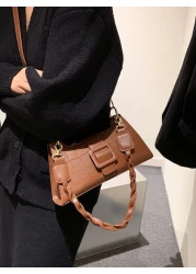 Lightweight Crocodile Embossed Bag For Teen Girls Women College Students Rookies White Collar Ers College Commute Outdoors Travel Outings Business Casual Women Bag Pefect For Office Business And Work