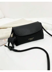 حقيبة كتف صغيرة مربعة حقيبة كتف عبر الجسم منمقة للنساء، موضة صيفية جديدة عصرية