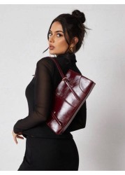 SHEIN SXY Ladies Women Shoulder Bag Hobo Bag Fashionable Elegant Simple Personality Versatile Classic For Commute Office Date Daily Shopping Afternoon Tea