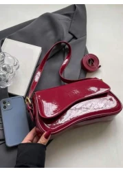 Lightweight Business Casual Minimalist Flap Square Bag For Teen Girls Women College Students Rookies White Collar Workers Perfect For Office College Work Business Commute Outdoors Travel Outings Fashi