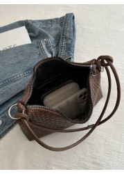 New Fashion Woven Tote Bag Retro Shoulder Bag Retro Inspired Bag For Women
