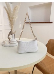 Women s Mini Alligator Texture Chain Shoulder Bag