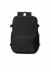 Lightweight Large Capacity Airline Approved Carry On Backpack Travel Backpack School Bag With Multi Compartments Functional Laptop Backpack Computer Bag With Luggage Strap Design And Laptop Compartmen