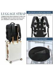 EZUOLA 40x20x25 Cm Handbag Luggage Lightweight Waterproof Travel Bag With Laptop Compartment Suitable For Men Women Students Business People School Gym Travel Business Black And Blue Holiday Essential