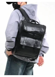 Men s Classic 15 6 Inch Laptop Backpack Business Leisure Travel Bag Suitable For Commuting Back To School Travel