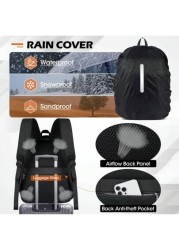 NEWHEY Camera Bag Backpack Professional For DSLR SLR Mirrorless Camera Waterproof Laptop Back Pack 14 15 6 Inch With Rain Cover Anti Theft Travel Case Large Capacity Photography Backpack Bags For Trav