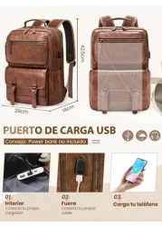 NEWHEY Laptop Backpack Men s Waterproof Backpack Men s Fashion Backpack Handbags For Work Travel College Vintage