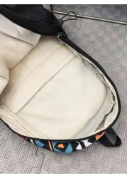 Casual Large Capacity Backpack Fashionable Graffiti Nylon Messenger Bag School Travel Bag With Pendant Christmas Scream Bag School Bag Backpack Winter Christmas Gifts Backpack Men Gifts Hiking Student