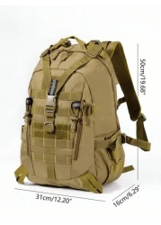 40L Large Capacity Outdoor Backpack For Camping Hiking Climbing Men s Bag Travel Bags Molle Rucksack Reflective Shoulder Bag College Bag Summer Dad School Bag Christmas Winter Christmas Gift Bag Lapto