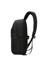 Fashionable And Casual Solid Color Backpack With Adjustable Shoulder Straps Large Capacity Zipper Closure Made Of Waterproof Nylon It s A Simple Yet Versatile And Handsome Backpack For Men Suitable Fo