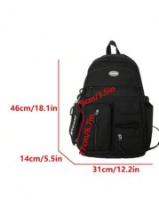Four Season Unisex Large Capacity Travel Bag With Multiple Pockets Anti Theft Student Backpack Waterproof Nylon Laptop Backpack With Pencil Case Unisex