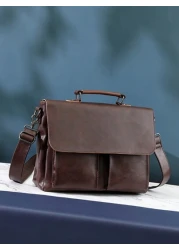 saroxi Men s Casual Shoulder Crossbody Bag Fashion Business Commuter Gift Christmas Fall University Sling Bag Cross Side Bag Gifts Scream Briefcase Document Bag Computer Bag Laptop Bag Large Capacity