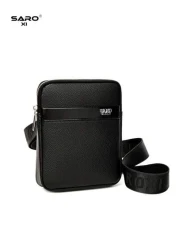 حقيبة كتف مائلة للرجال، قطعة واحدة، بجيوب جانبية، حقيبة رسول، حقيبة مربعة كاجوال، متعددة الوظائف للتنقل، لون