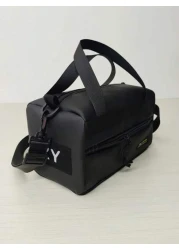 Casual Crossbody Bag For Men Sports Messenger Bag Shoulder Bag Gym Bag Courier Bag Adjustable Strap Backpack Black