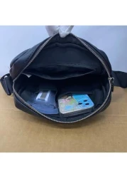 حقيبة كتف كاجوال للرجال للتنقل اليومي، حقيبة كروسبودي كبيرة السعة، للاستخدام الصيفي