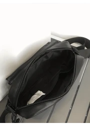 حقيبة كتف رجالية من البولي يوريثان ، حقيبة صدر ، محفظة نقود ، حقيبة رسول ، حقيبة تسوق لشتاء الأعياد ، حقيبة متع