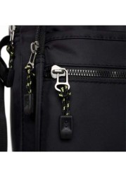 Men s Casual Multi Pocket Square Bag Waterproof Nylon Shoulder Bag Valentine s Day Gift Father s Day Gift Crossbody Sling Vacation School Summer Carry On Polyester Black Personalized Gifts Dad Husband