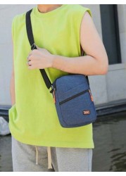 Korean Version Of Leisure Large Capacity Multi Layer Waterproof Crossbody Bag Oxford Cloth Bag Business Bag Collection Wallet Christmas Fall University Sling Bag Cross Body Bag Side Bag Gifts Boyfrien