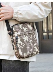 Men s Casual Portable Bag Multi Layer Single Shoulder Crossbody Bag Nylon Men s Bag Men s Business Bag Collection Wallet