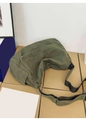 Minimalist Flap Hobo School Bag For Graduates Teen Girls Boys Freshmen Sophomores Juniors And Seniors Suitable For College And High School Students Perfect For Outdoor Travel And Back To School