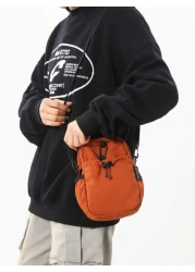 2025 New Fashionable Versatile Men s Small Square Bag Casual Simple Crossbody Bag Waterproof Shoulder Bag For Daily Commute Couple Bags