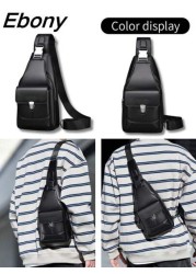 WEIXIER WEIXIER Unisex Shoulder Bag Waist Pack Messenger Bag Women s Crossbody Bag Chest Bag Handbag PU Material Multi Pocket Adjustable Detachable Strap Casual Commuter Bag Business Bag Suitable For