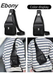 WEIXIER حقيبة كتف يونيسكس ، حقيبة خصر ، حقيبة رسول ، حقيبة متقاطعة للنساء ، حقيبة صدرية ، حقيبة يد - مصنوعة من مادة