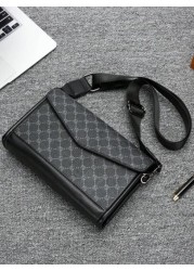 Men s Classic Square Box Shoulder Bag Faux Leather Crossbody Side Bag Small Messenger Bag Fit Underclassmen Father s Day Gift Valentine s Day Gift Travelling Commuting Sling Bag Fashion Men s Bags Bus