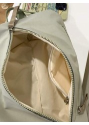 peach tree 1pc Men s Oblique Shoulder Bag Shoulder Bag Mini Sling Bag Multi Color Daily Casual Nylon Lightweight Shoulder Bag Asymmetrical Neck Bag Small Square Bag Oblique Bag Multi Function Outdoor