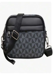 1pc Men s Satchel Bag Fashion Casual Messenger Bag Shoulder Bag Square Small Crossbody Bag Pu Leather Waterproof Multi Functional Casual Casual Business College Boy Bag Sport Casual Postman Boy To His