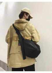 حقيبة هوبو بسيطة سعة كبيرة حقيبة كروسبودي سوداء حقيبة كتف حقيبة جانبية للسفر والعطلات والاحتياجات المدرسية ل