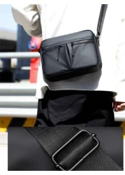 Men s Casual Lightweight One Shoulder Backpack New Multi Pocket Large Capacity Commuter Backpack