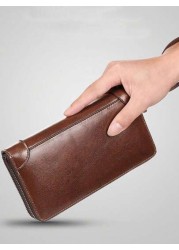 Long Men s Wallet Simple Card Bag Driver s License Wallet