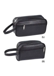 Men Fashion PU Leather Solid Color Phone Small Purse Clutch Hand Bag Wristlet Work Weekend Travel Camping Vacation Holiday Toiletry Water Proof Carry On Casual Business Bag Gifts For Men Back To Schoo