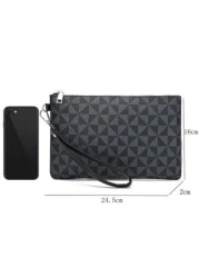 Washing Toiletry Bag Men s Handbag For Sports Business And Travel Storage Bag New Men Wallet 2023 Pu Clutch Envelope Bag Underarm Bag Square Bag Purse Man Pu Men Wallet Anti Theft Lightweight Leather